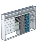 Bedrijfswageninrichting Volkswagen Crafter | L3H3 | Bestuurderszijde BLN-8