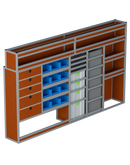 Bedrijfswageninrichting Volkswagen Crafter | L3H3 | Bestuurderszijde BLN-9