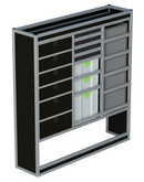 Bedrijfswageninrichting Citroën Jumper | L2H2 | Passagierszijde PZN-3