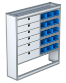 Bedrijfswageninrichting Citroën Jumper | L2H2 | Passagierszijde PZN-4