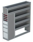 Bedrijfswageninrichting Volkswagen Crafter | L3H3 | Passagierszijde PZN-1