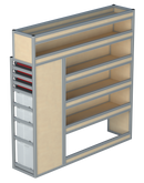 Bedrijfswageninrichting Volkswagen Crafter | L3H3 | Passagierszijde PZN-1