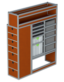 Bedrijfswageninrichting Volkswagen Crafter | L3H3 | Passagierszijde PZN-2