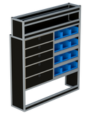 Bedrijfswageninrichting Volkswagen Crafter | L3H3 | Passagierszijde PZN-4