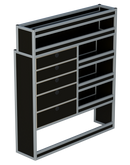 Bedrijfswageninrichting Volkswagen Crafter | L3H3 | Passagierszijde PZN-5