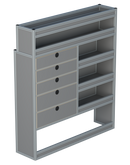 Bedrijfswageninrichting Volkswagen Crafter | L3H3 | Passagierszijde PZN-5