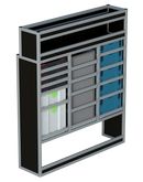 Bedrijfswageninrichting Volkswagen Crafter | L3H3 | Passagierszijde PZN-6