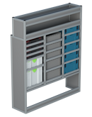 Bedrijfswageninrichting Volkswagen Crafter | L3H3 | Passagierszijde PZN-6