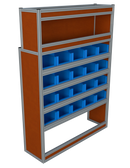 Bedrijfswageninrichting Volkswagen Crafter | L3H3 | Passagierszijde PZN-7