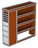 Bedrijfswageninrichting Citroën Jumper | L3H2 | Passagierszijde PZN-1