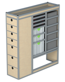 Bedrijfswageninrichting Citroën Jumper | L3H2 | Passagierszijde PZN-2