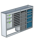 Bedrijfswageninrichting Volkswagen Transporter | L1H1 | Bestuurderszijde BLN-10