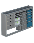 Bedrijfswageninrichting Volkswagen Transporter | L1H1 | Bestuurderszijde BLN-2