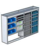 Bedrijfswageninrichting Volkswagen Transporter | L1H1 | Bestuurderszijde BLN-5