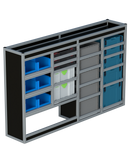 Bedrijfswageninrichting Volkswagen Transporter | L1H1 | Bestuurderszijde BLN-5