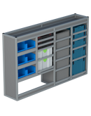 Bedrijfswageninrichting Volkswagen Transporter | L1H1 | Bestuurderszijde BLN-5