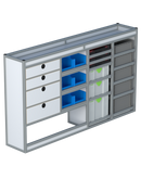 Bedrijfswageninrichting Volkswagen Transporter | L1H1 | Bestuurderszijde BLN-6