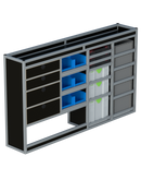 Bedrijfswageninrichting Volkswagen Transporter | L1H1 | Bestuurderszijde BLN-6
