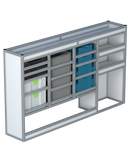 Bedrijfswageninrichting Volkswagen Transporter | L1H1 | Bestuurderszijde BLN-7