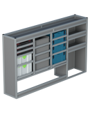 Bedrijfswageninrichting Volkswagen Transporter | L1H1 | Bestuurderszijde BLN-7