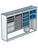 Bedrijfswageninrichting Volkswagen Transporter | L1H1 | Bestuurderszijde BLN-9