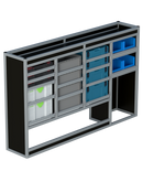 Bedrijfswageninrichting Volkswagen Transporter | L1H1 | Bestuurderszijde BLN-9