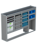 Bedrijfswageninrichting Volkswagen Transporter | L1H1 | Bestuurderszijde BLN-9