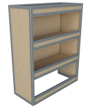 Bedrijfswageninrichting Ford Transit Custom | L1H1 | Passagierszijde | Type 2