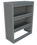 Bedrijfswageninrichting Ford Transit Custom | L1H1 | Passagierszijde | Type 2