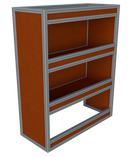 Bedrijfswageninrichting Ford Transit Custom | L1H1 | Passagierszijde | Type 2