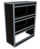 Bedrijfswageninrichting Ford Transit Custom | L1H1 | Passagierszijde | Type 2