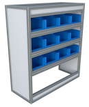 Bedrijfswageninrichting VW Transporter | L1H1 | Passagierszijde | Type 3