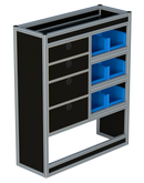 Bedrijfswageninrichting Volkswagen Transporter | L1H1 | Passagierszijde PZN-6