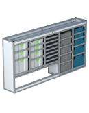 Bedrijfswageninrichting Volkswagen Transporter | L2H1 | Bestuurderszijde BLN-10