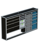 Bedrijfswageninrichting Volkswagen Transporter | L2H1 | Bestuurderszijde BLN-2