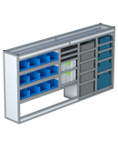 Bedrijfswageninrichting Volkswagen Transporter | L2H1 | Bestuurderszijde BLN-5