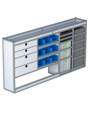 Bedrijfswageninrichting Volkswagen Transporter | L2H1 | Bestuurderszijde BLN-6