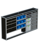 Bedrijfswageninrichting Volkswagen Transporter | L2H1 | Bestuurderszijde BLN-6
