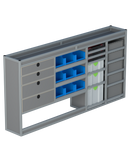 Bedrijfswageninrichting Volkswagen Transporter | L2H1 | Bestuurderszijde BLN-6