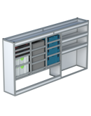 Bedrijfswageninrichting Volkswagen Transporter | L2H1 | Bestuurderszijde BLN-7