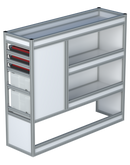 Bedrijfswageninrichting Volkswagen Transporter | L2H1 | Passagierszijde PZN-1