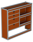 Bedrijfswageninrichting Volkswagen Transporter | L2H1 | Passagierszijde PZN-7
