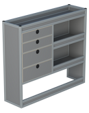 Bedrijfswageninrichting Volkswagen Transporter | L2H1 | Passagierszijde PZN-7