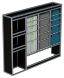 Bedrijfswageninrichting Citroën Jumper | L3H2 | Passagierszijde | Type 2