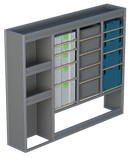 Bedrijfswageninrichting Fiat Ducato | L3H2 | Passagierszijde | Type 2