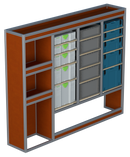 Bedrijfswageninrichting Citroën Jumper | L3H2 | Passagierszijde | Type 2
