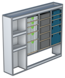 Bedrijfswageninrichting Fiat Ducato | L3H2 | Passagierszijde | Type 2