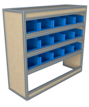 Bedrijfswageninrichting Renault Trafic | L2H1 | Passagierszijde | Type 3