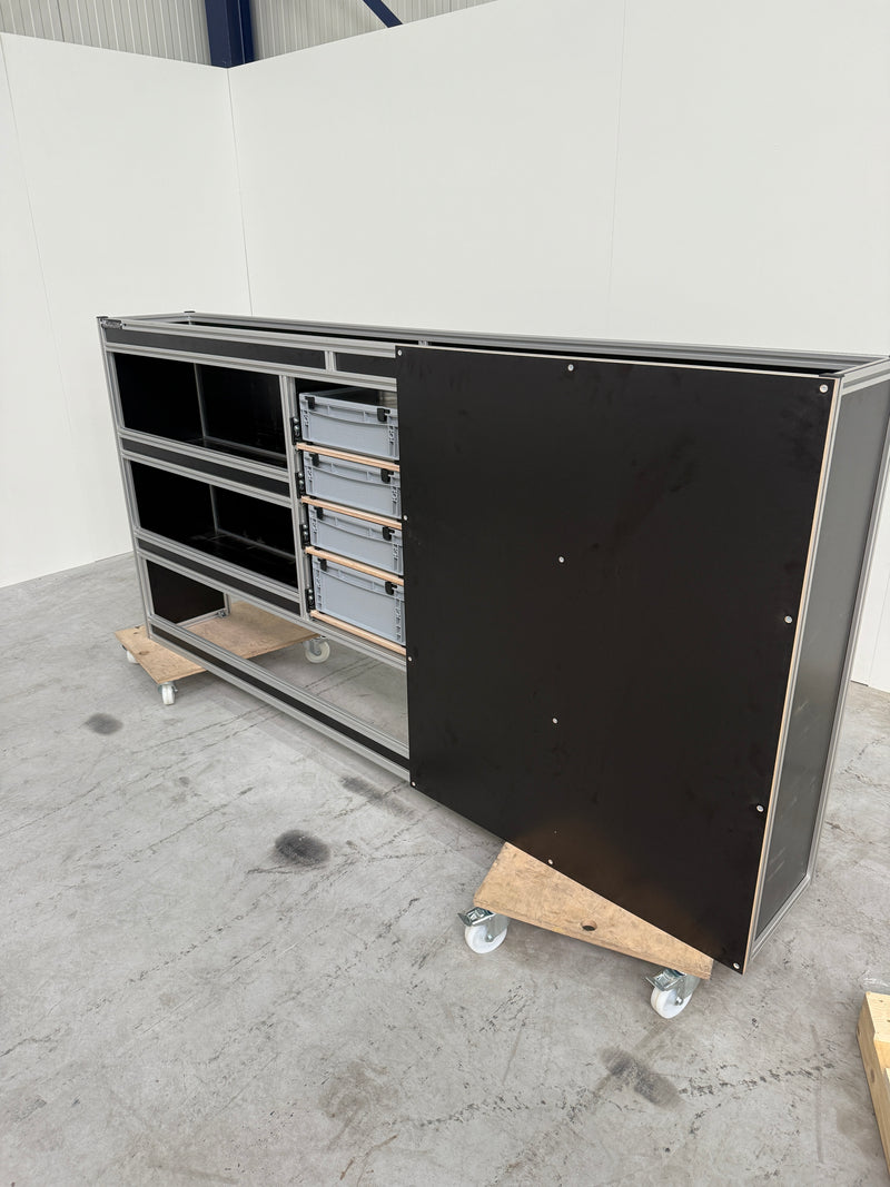 Bedrijfswageninrichting Transit Custom / Transporter dubbele schuifdeur