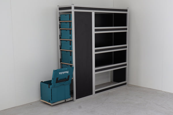 Bedrijfswageninrichting Master, Ducato, Transit, Boxer, Jumper L2H2 passagierszijde